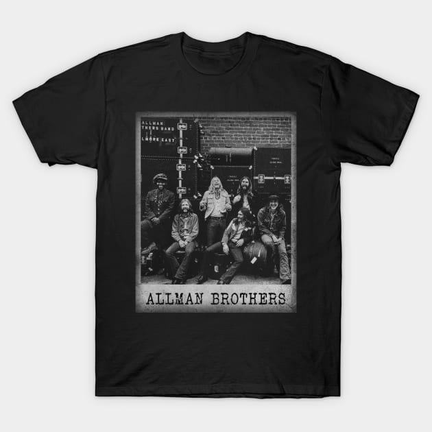 The Allman Brothers // Minimalist Fanart T-Shirt by j.adevelyn